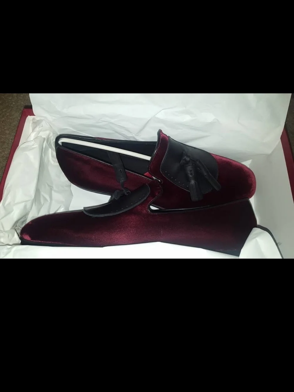 Salvatore Ferragamo Finnegan Velvet Tassel Loafers